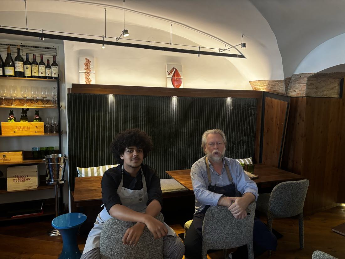 Christian Cabalier und sein Team in der Osteria Veneta